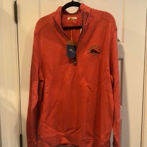 Tommy Bahama Aruba Zip. Coral reef. Size s/p. NWT. Smoke free household